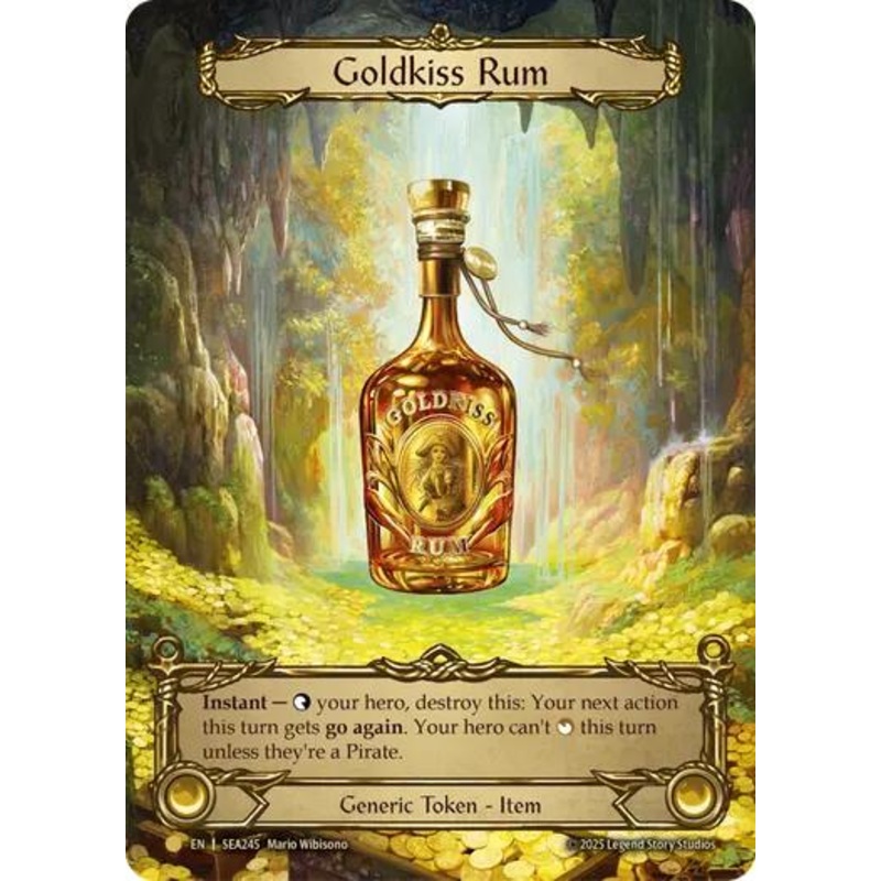 Goldkiss Rum (Treasure) [SEA245] (High Seas)  Cold Foil