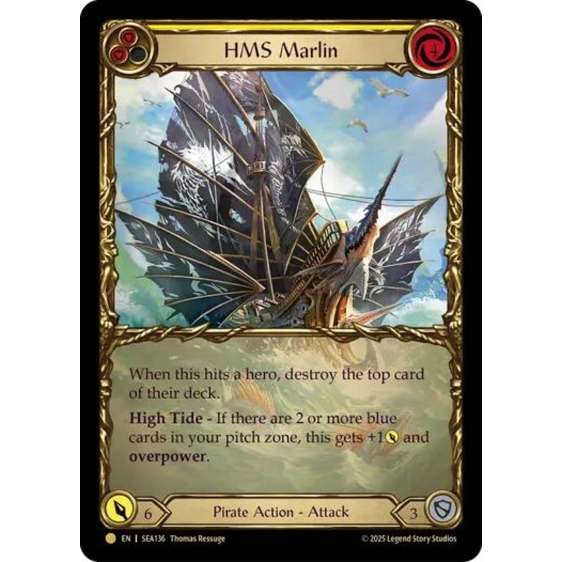 HMS Marlin (Treasure) [SEA136] (High Seas)  Cold Foil