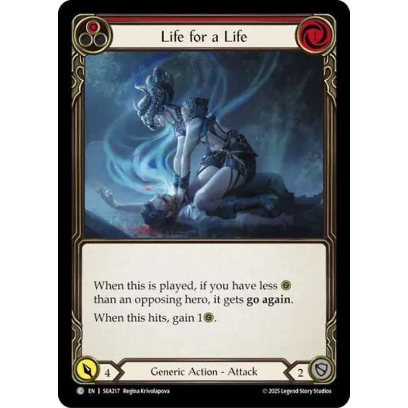 Life for a Life (Red) [SEA217] (High Seas)