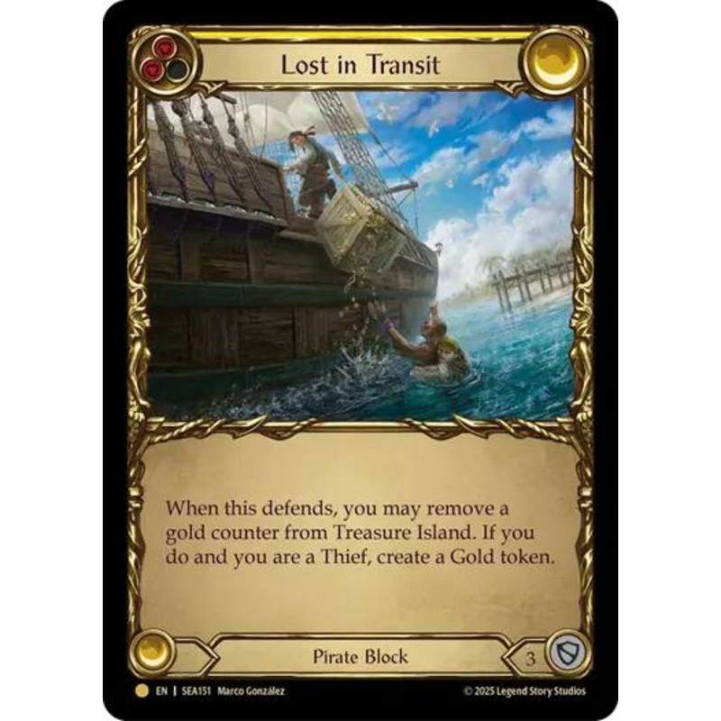 Lost in Transit (Treasure) [SEA151] (High Seas)  Cold Foil