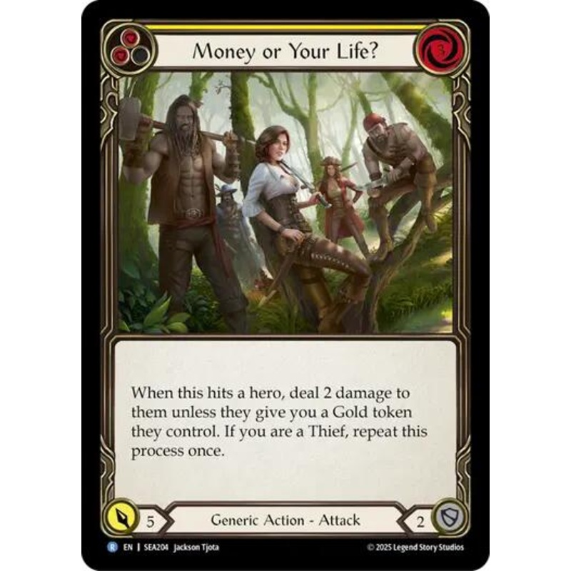 Money or Your Life? (Yellow) [SEA204] (High Seas)  Rainbow Foil