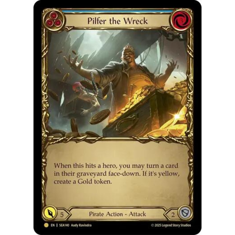 Pilfer the Wreck (Blue) (Treasure) [SEA140] (High Seas)  Cold Foil