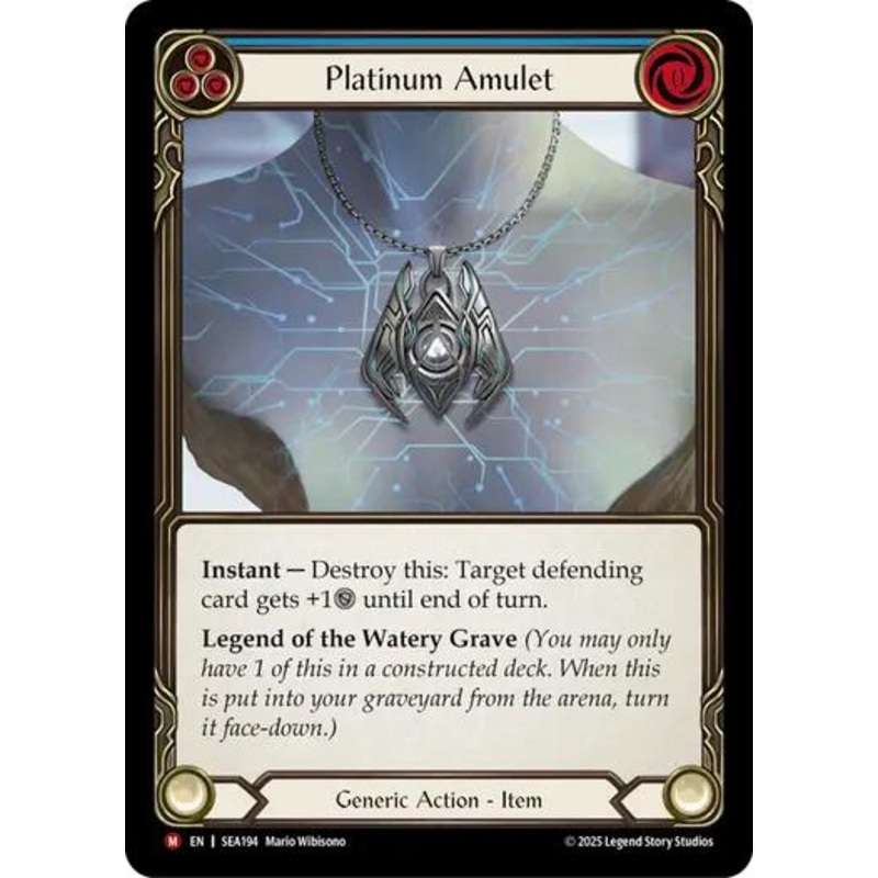 Platinum Amulet [SEA194] (High Seas)