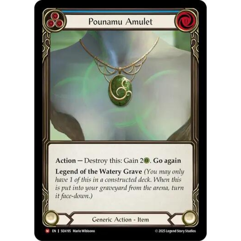 Pounamu Amulet [SEA195] (High Seas)