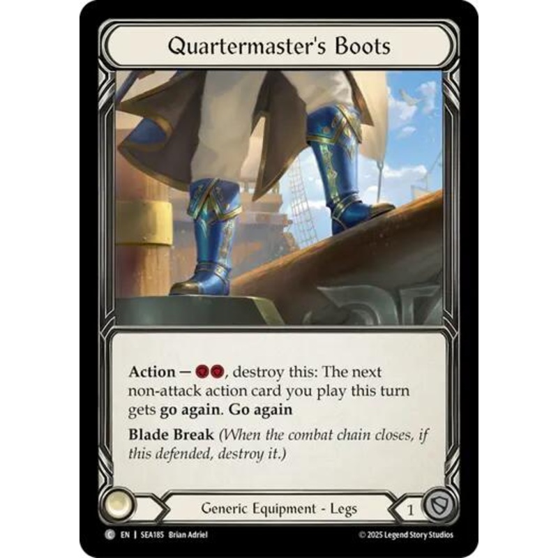 Quartermaster's Boots (Treasure) [SEA185] (High Seas)  Cold Foil