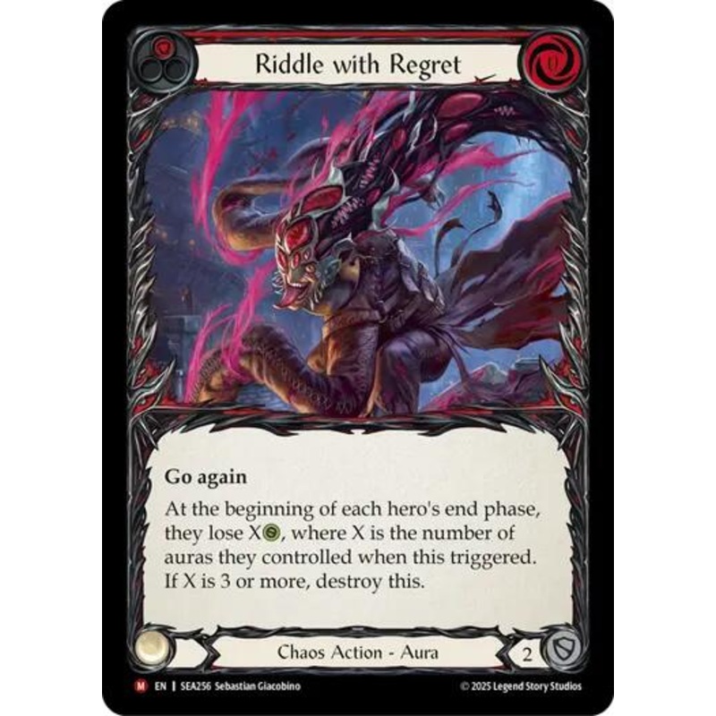 Riddle with Regret [SEA256] (High Seas)  Rainbow Foil