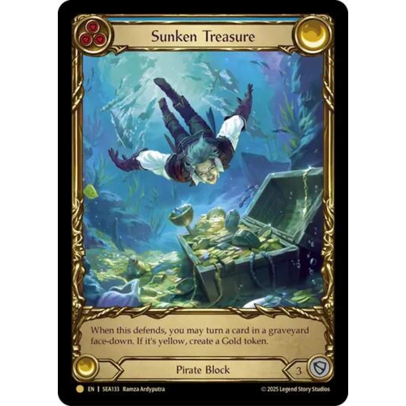 Sunken Treasure [SEA133] (High Seas)  Cold Foil