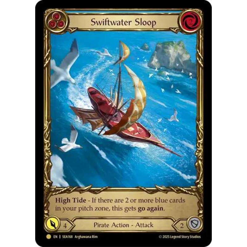 Swiftwater Sloop (Blue) (Treasure) [SEA168] (High Seas)  Cold Foil