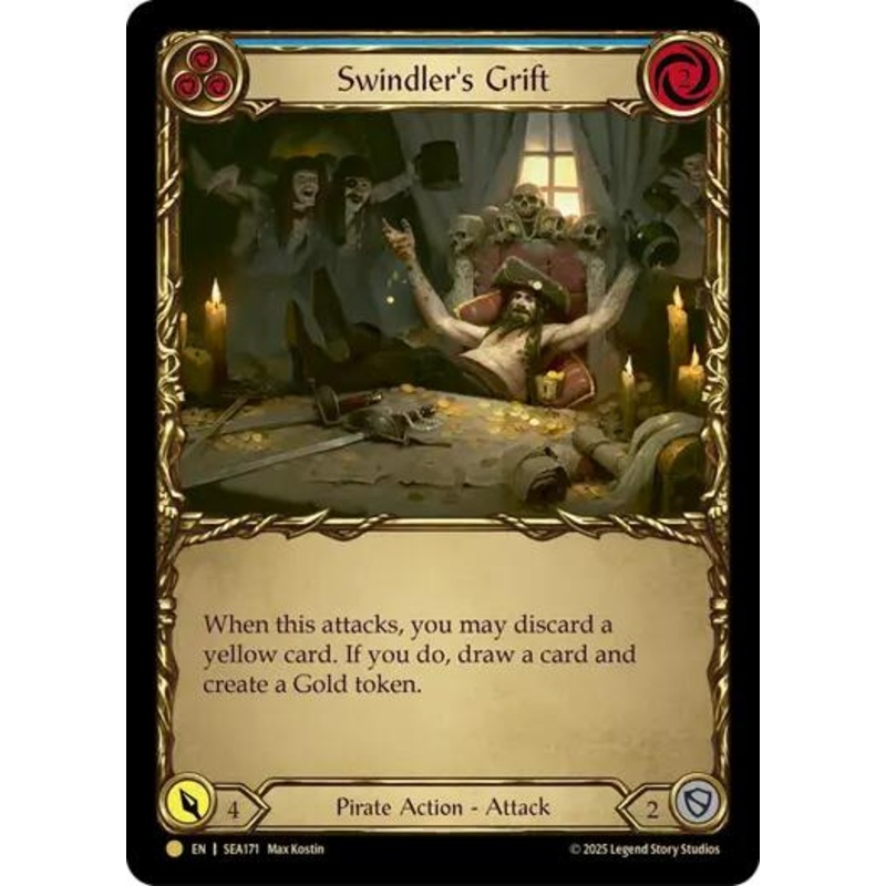 Swindler's Grift (Blue) (Treasure) [SEA171] (High Seas)  Cold Foil