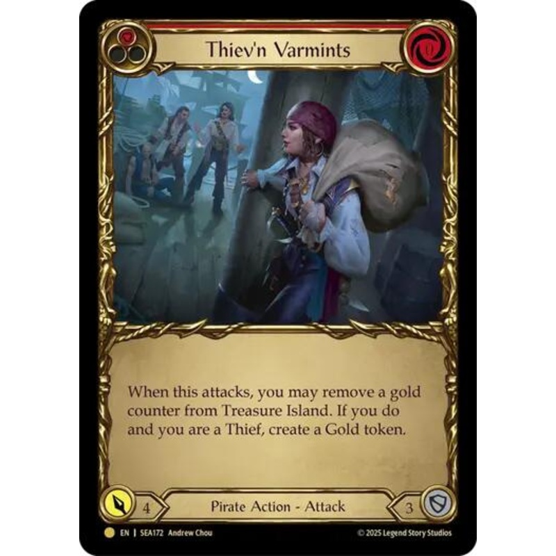 Thiev'n Varmints (Treasure) [SEA172] (High Seas)  Cold Foil