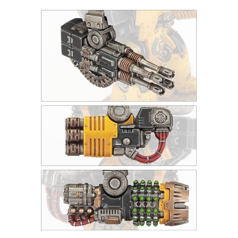 Warhammer 40K: The Horus Heresy  Leviathan Siege Dreadnought Ranged Weapons Frame