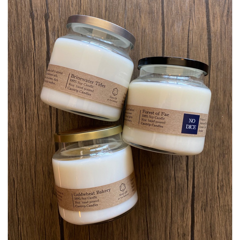 Cantrip Candles (16 oz Glass Candle)