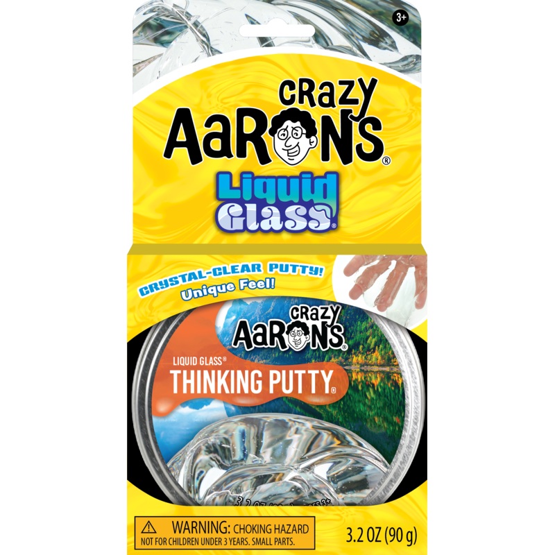 Crazy Aaron's Liquid Glass - Full Size 4" Thinking Putty Tin