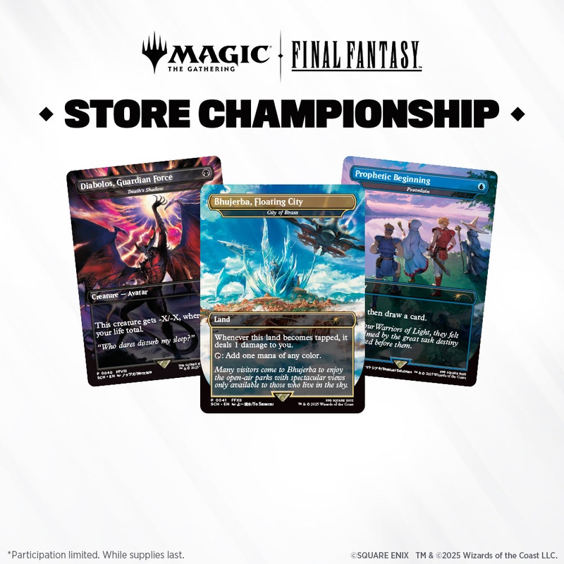 Sat 7/12/2025, 3 pm - Materia Masters: Final Fantasy Store Championship