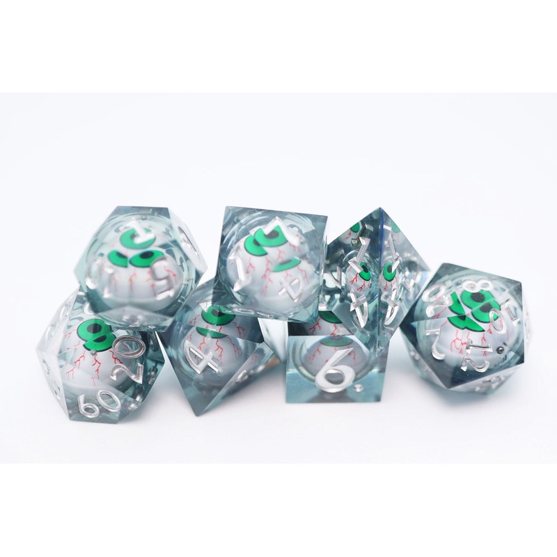 Sharp Edge Moving Eye RPG Dice Set - Inkshot