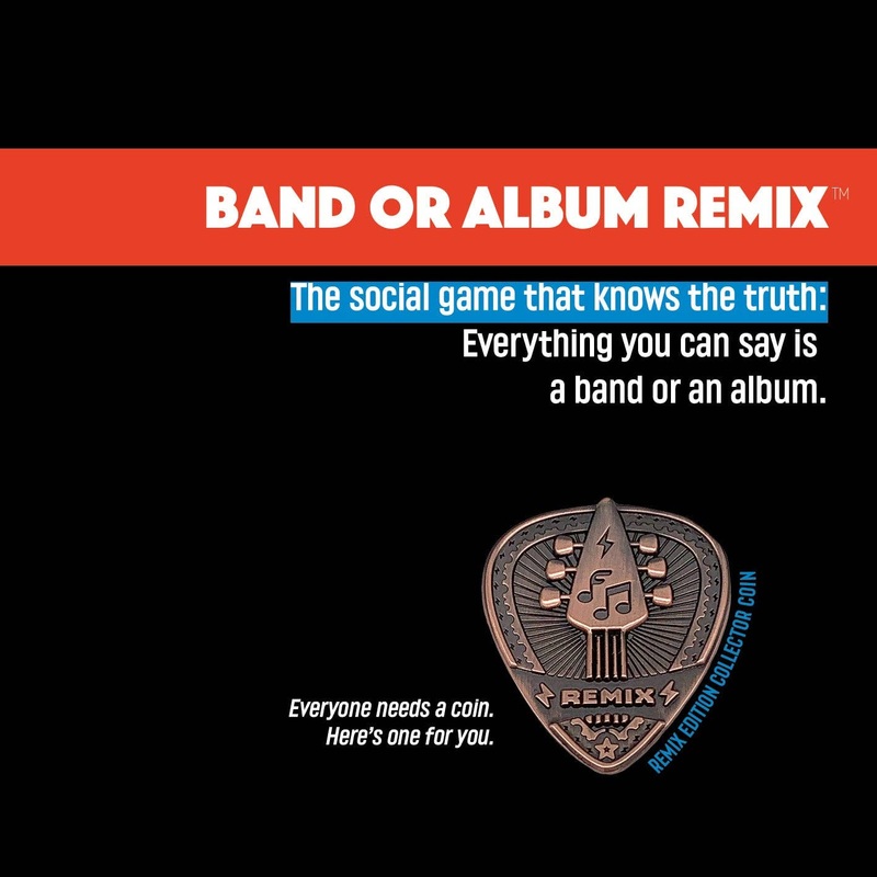 Band or Album Social Game  Remix Edition Set