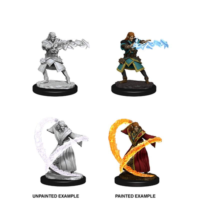 Dungeons & Dragons Nolzur's Marvelous Unpainted Miniatures: W13 Elf Wizard Male
