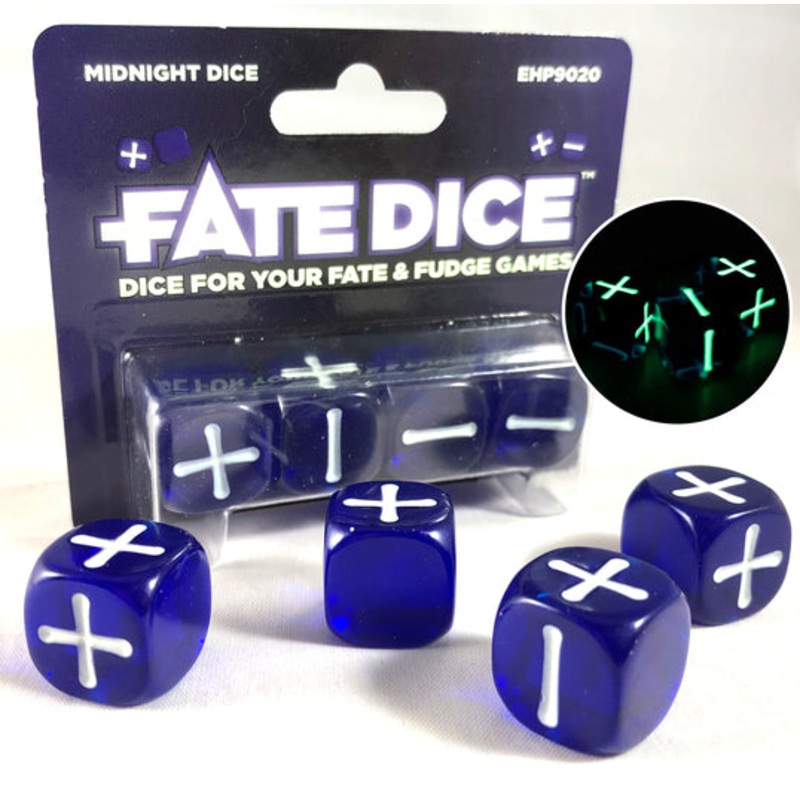 Fate Core Dice: Midnight Dice