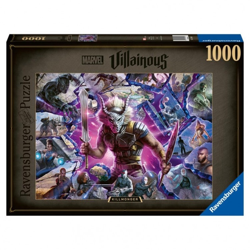 Marvel Villainous 1000 pc Puzzle: Killmonger