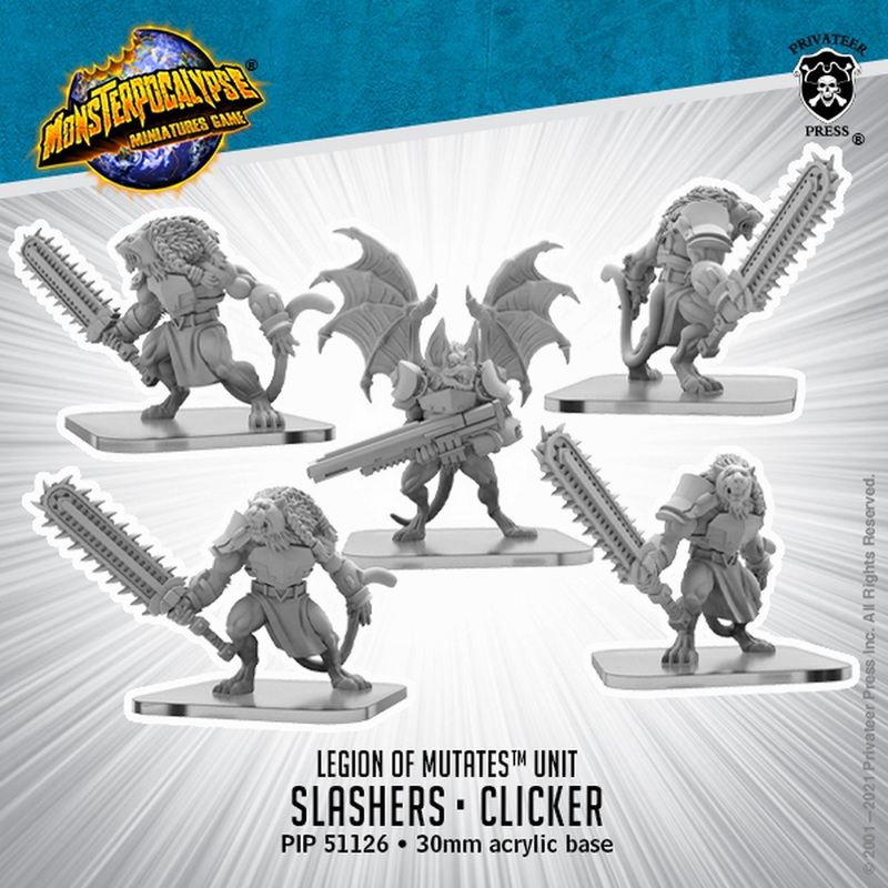 Monsterpocalypse - Legion of Mutates Unit: Slashers and Clicker
