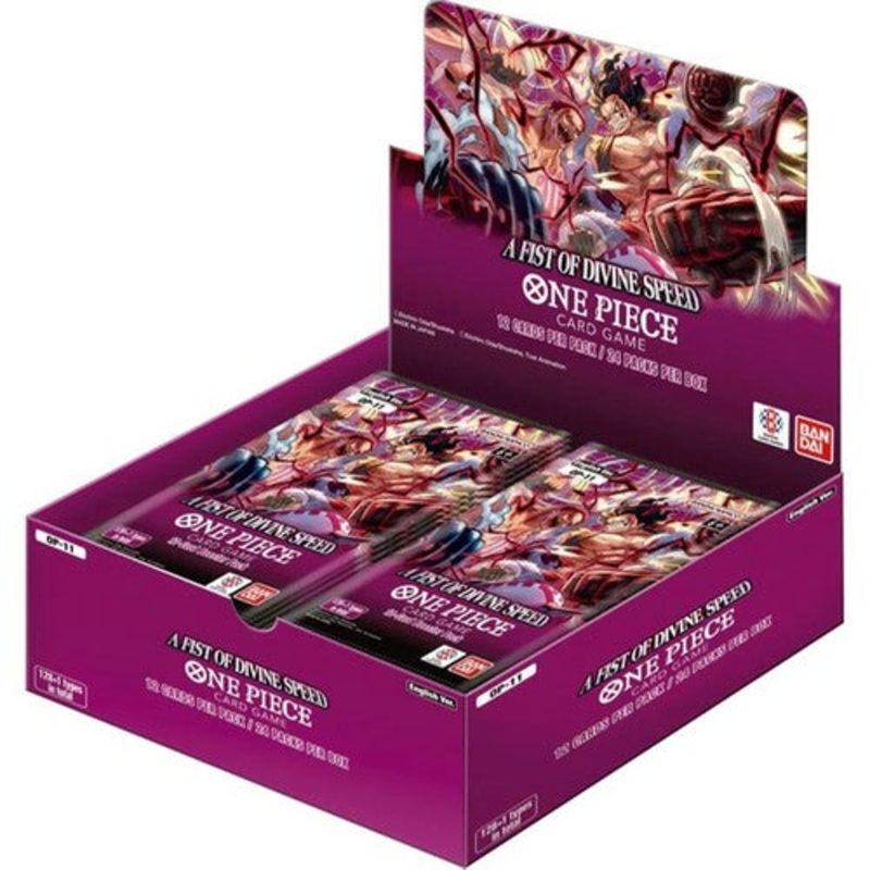 One Piece Card Game: A Fist of Divine Speed Booster Box (OP-11)