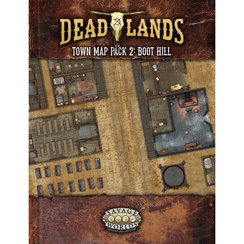 Savage Worlds RPG: Deadlands - Map Pack 2 Boot Hill