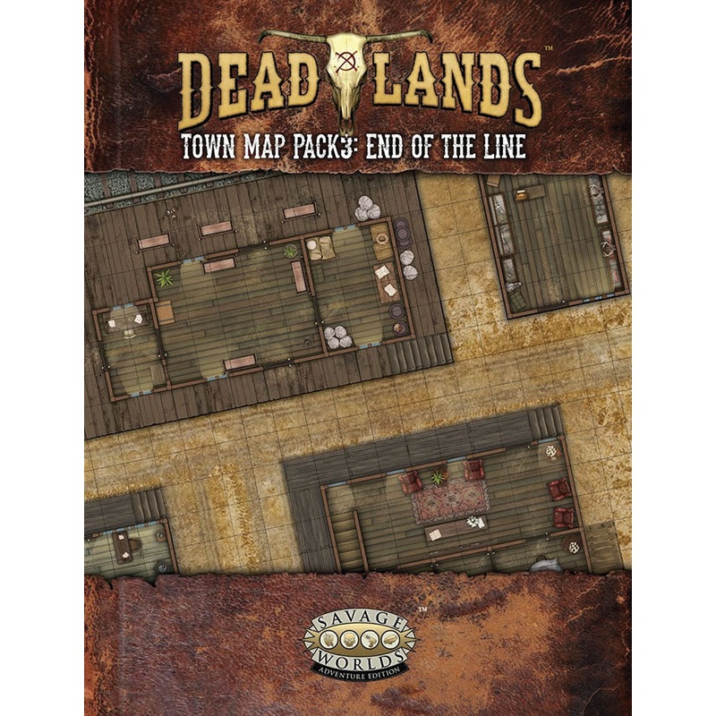 Savage Worlds RPG: Deadlands - Map Pack 3: End of the Line