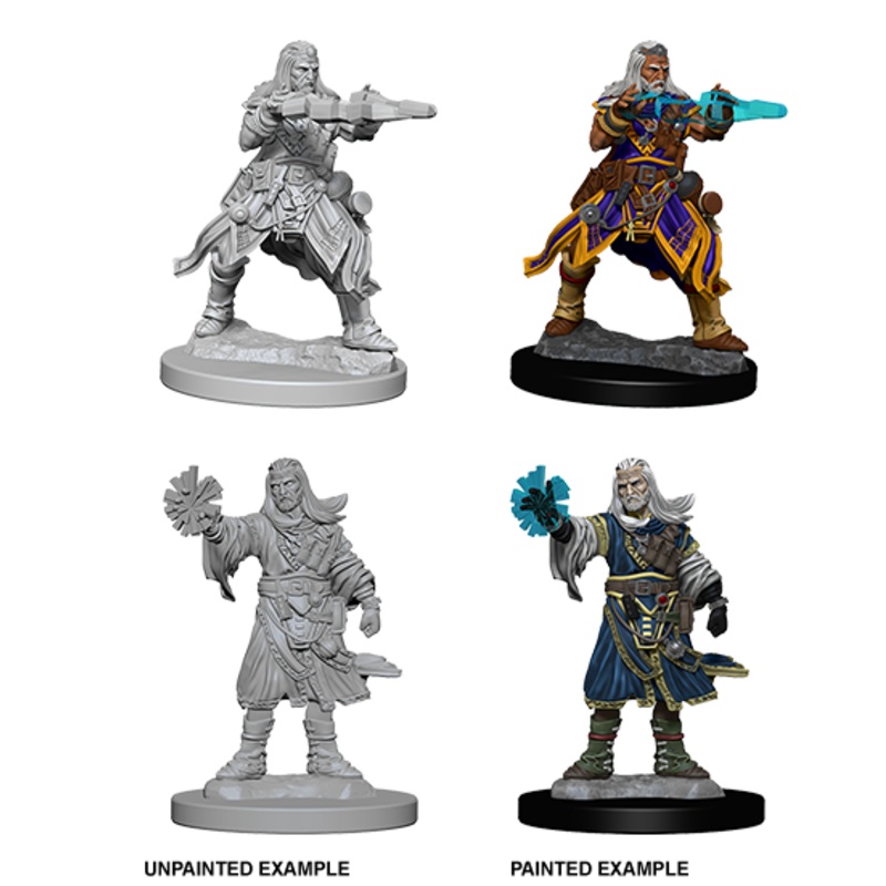 Pathfinder Deep Cuts Unpainted Miniatures: W06 Human Wizard Male