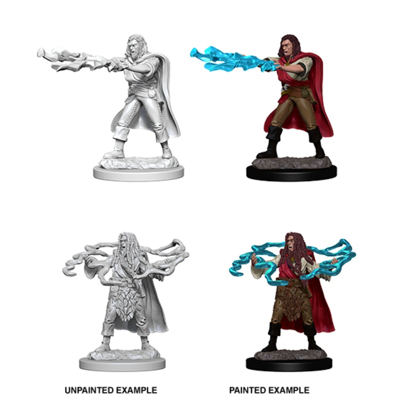 Dungeons & Dragons Nolzur's Marvelous Unpainted Miniatures: W01 Human Sorcerer Male