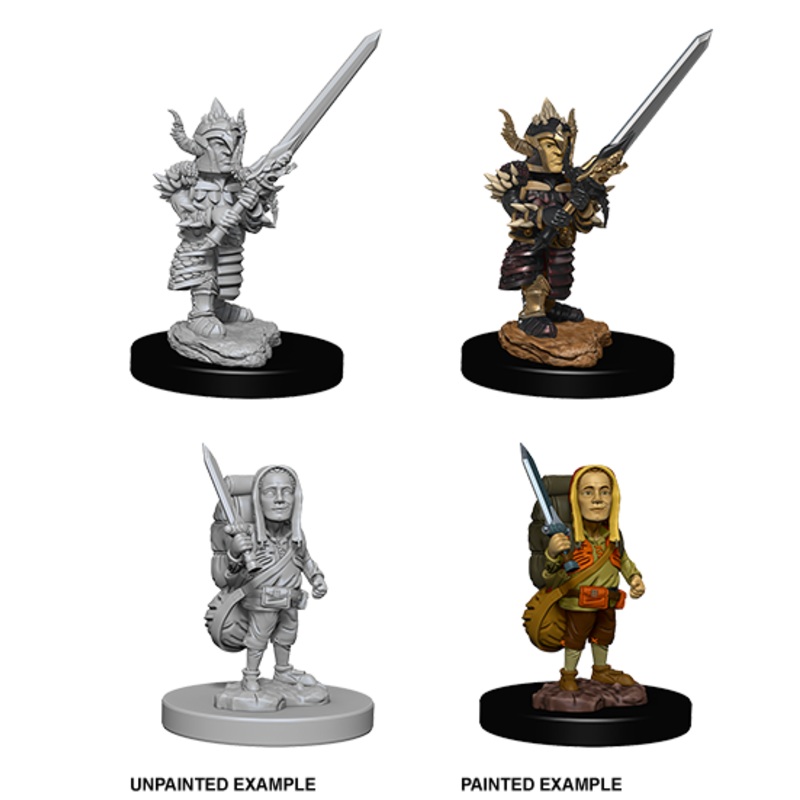 Dungeons & Dragons Nolzur's Marvelous Unpainted Miniatures: W06 Male Halfling Fighter