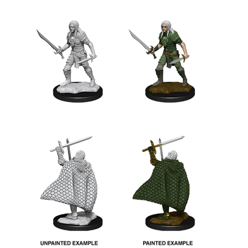 Pathfinder Deep Cuts Unpainted Miniatures: W13 Male Elf Fighter