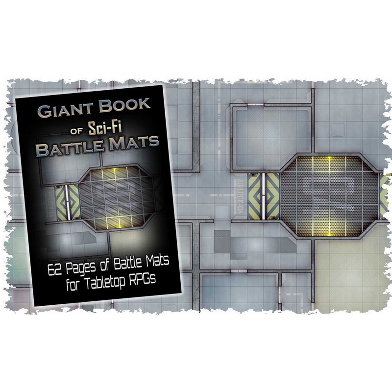 Battle Mats: Giant Book of Sci-Fi Battle Mats