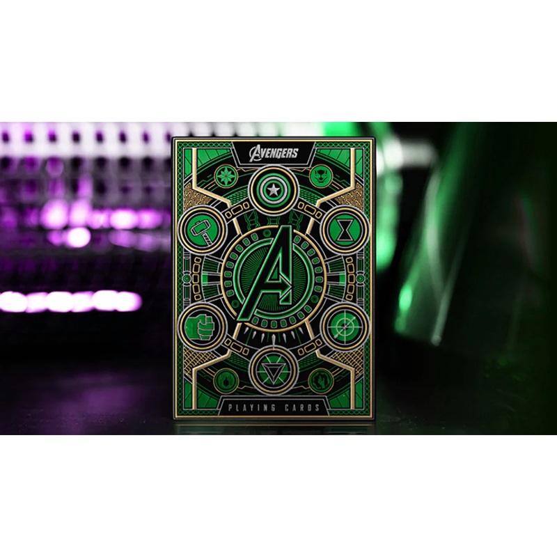 Avengers: Green Edition Playing Cards by theory11