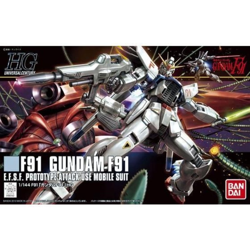 Bandai HGUC 1/144 F91 Gundam Plastic Model Kit