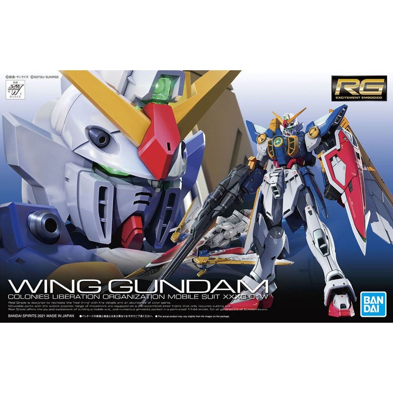 Bandai RG XXXG-01W Wing Gundam 1/144