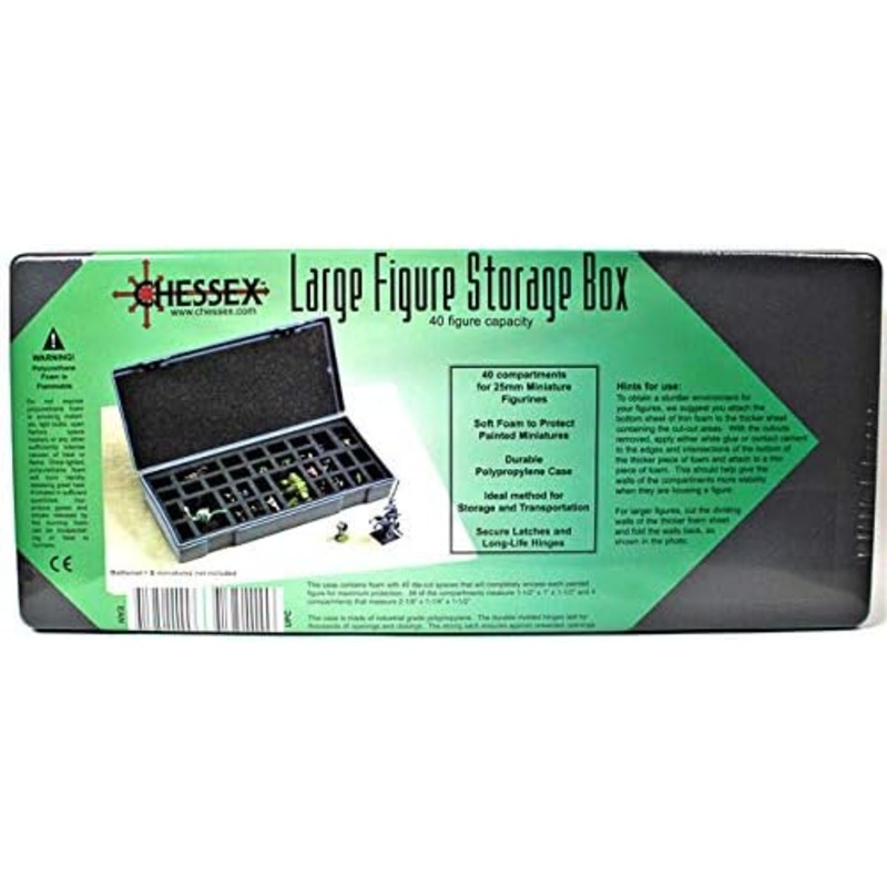 Chessex 40ct Large Figure Storage Box