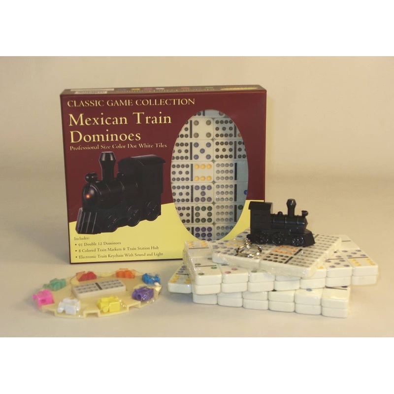 Dominoes - Double 12 Mexican Train Set
