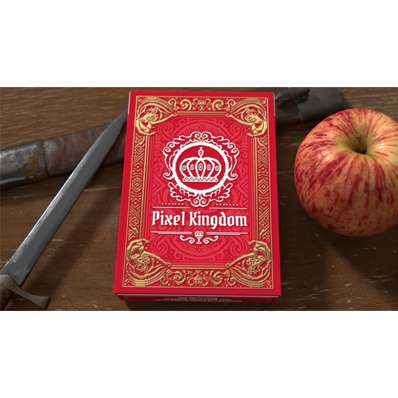 Pixel Kingdom (Red Edition) Playing Cards
