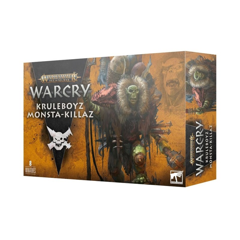 Age of Sigmar: Orruk Warclans Warcry Warband - Kruleboyz Monsta-killaz