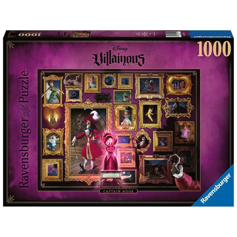 Disney Villainous 1000 pc Puzzle: Captain Hook