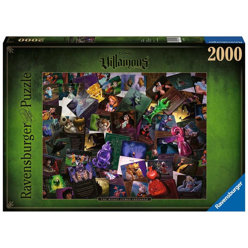 Disney Villainous 2000 pc Puzzle: The Worst Comes Prepared