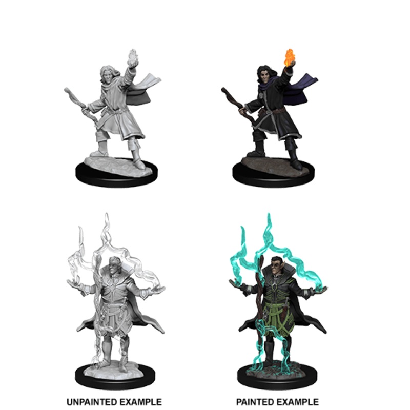 Pathfinder Deep Cuts Unpainted Miniatures: W14 Elf Sorcerer Male