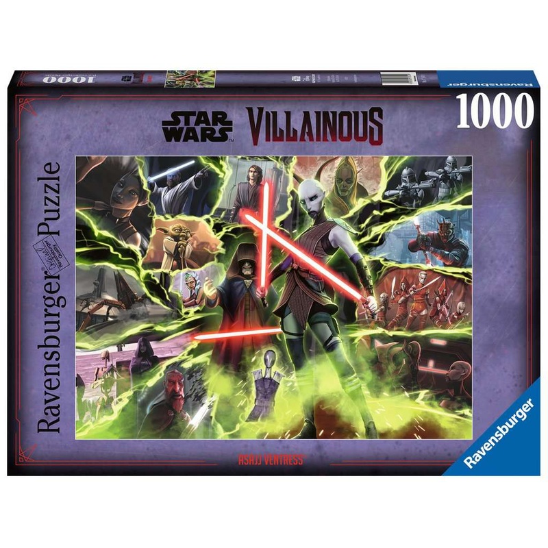 Star Wars Villainous 1000 pc Puzzle: Asajj Ventress