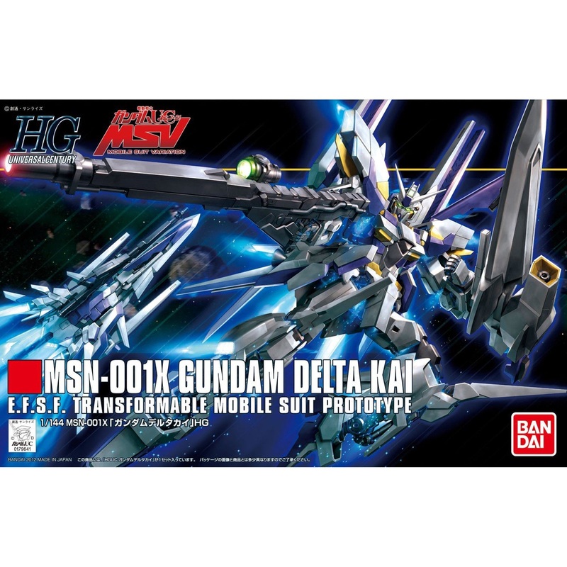 Bandai HGUC 148 Gundam Delta Kai E.F.S.F. Transformable Mobile Suit Prototype