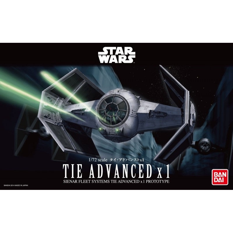 Bandai Star Wars 1/72 TIE Advanced x1