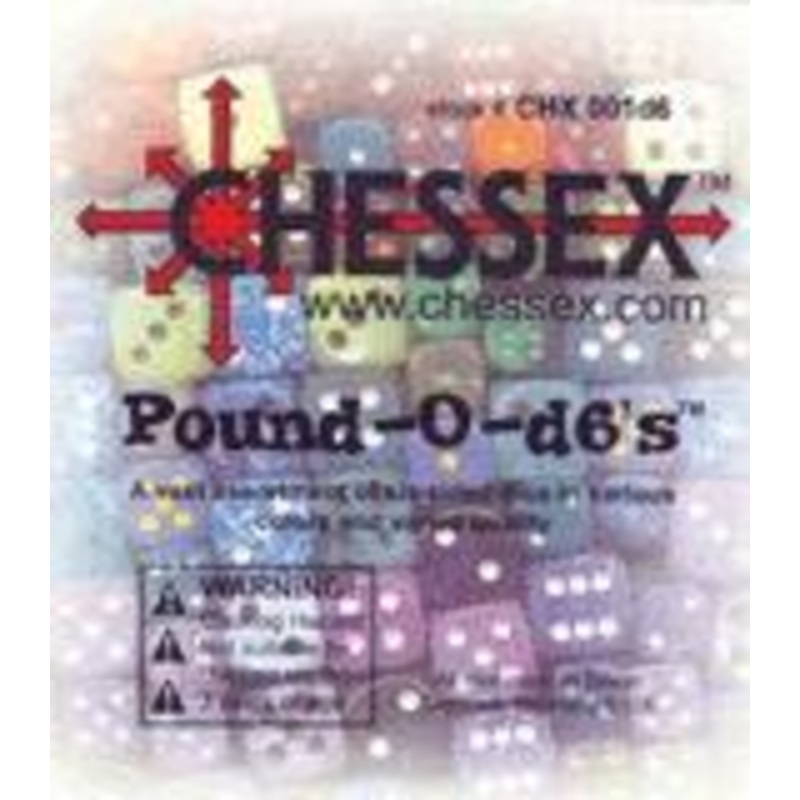 Chessex Pound-o-Dice d6 Dice