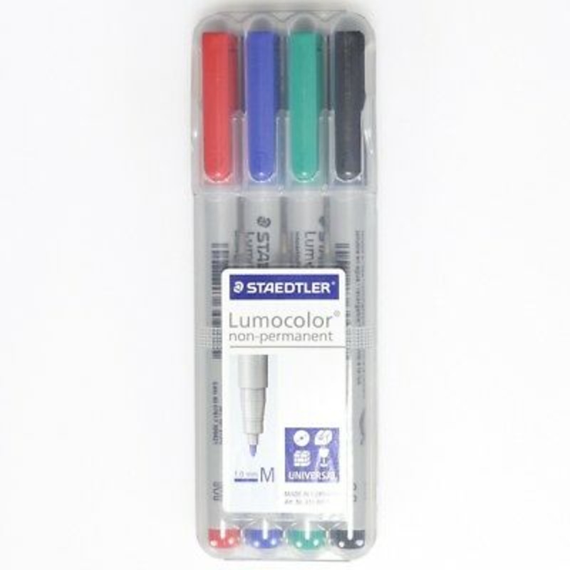 Chessex Wet-Erase Mat Marker Set (4 Colors)