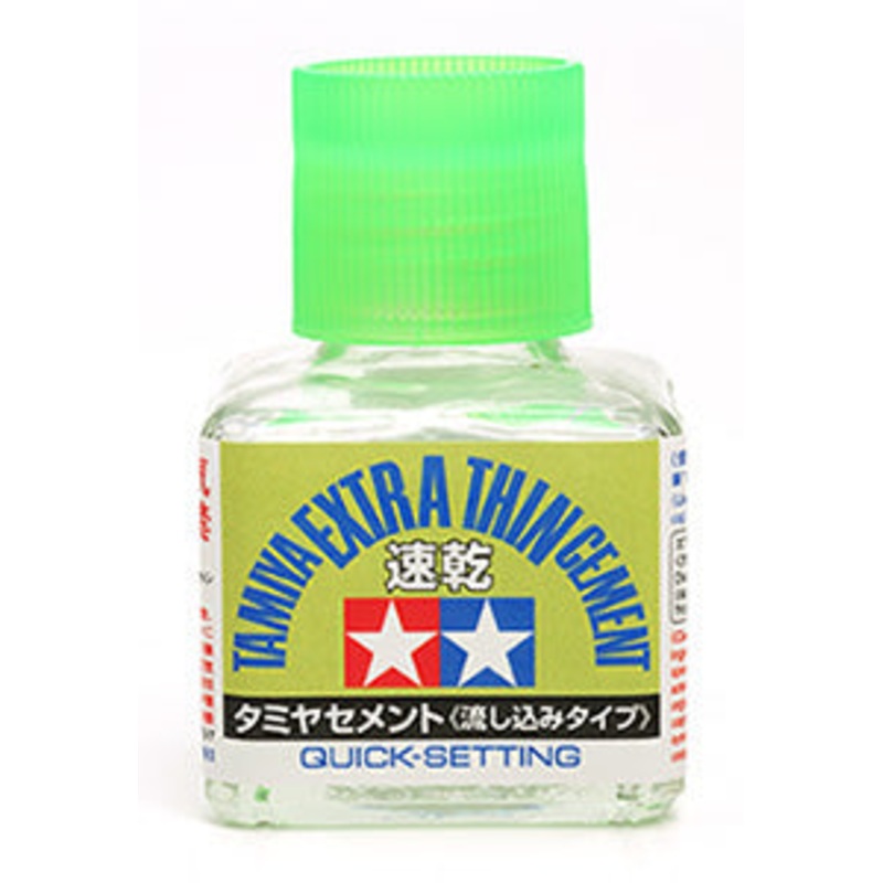 Tamiya Extra Thin Cement 40ml (Quick-Setting)