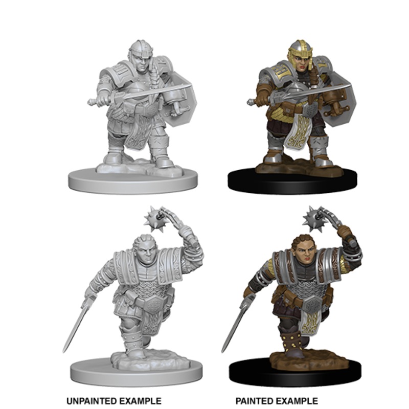 Dungeons & Dragons Nolzur's Marvelous Unpainted Miniatures: W02 Dwarf Fighter Female