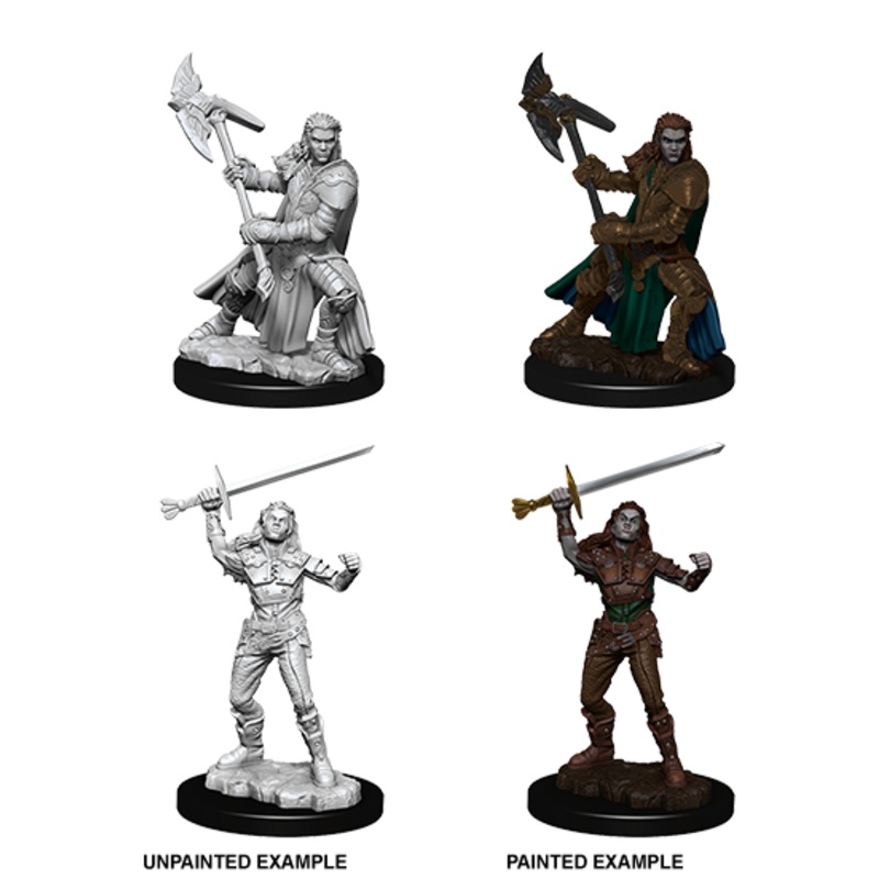 Dungeons & Dragons Nolzur's Marvelous Unpainted Miniatures: W07 Half-Orc Female Fighter